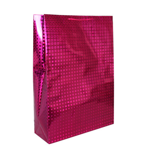 Цена за 12 шт. Пакет подарочный 49х69х16,5 голография / GW-118 /уп 12/180/плотность бумаги 157г/м2 микс - ГалеонТрейд фото 5