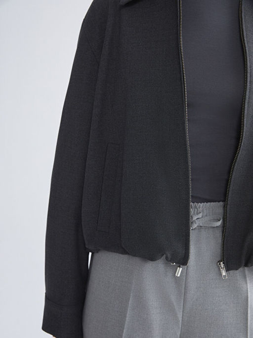 G?mlek Yaka Kad?n Ceket