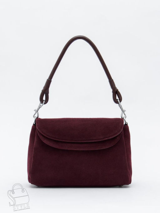 Сумка женская кожаная 0037VG wine purple Vitelli Grassi
