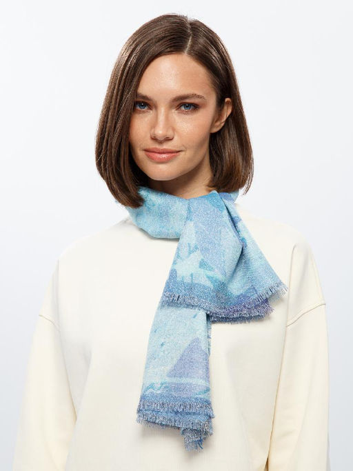 Платок жен. шерсть+шелк+люр 110х110 S55-8258-26 - Eleganzza фото 4