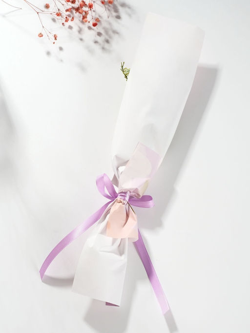 Букет из мыльных лепестков для ванны Тюльпан с орхидеей, подарочный, сиреневый, 8.5?7.4?38.6 см - Simaland фото 4