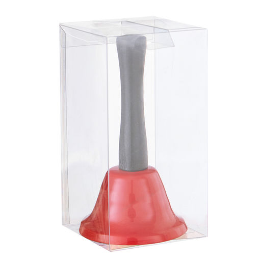Колокольчик настольный Candy, красный, 12×6.5 см
