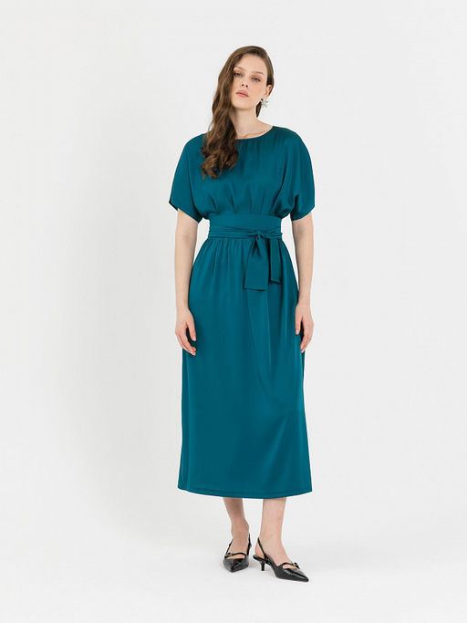 Платье с широким поясом Новый год - Stilla фото 14