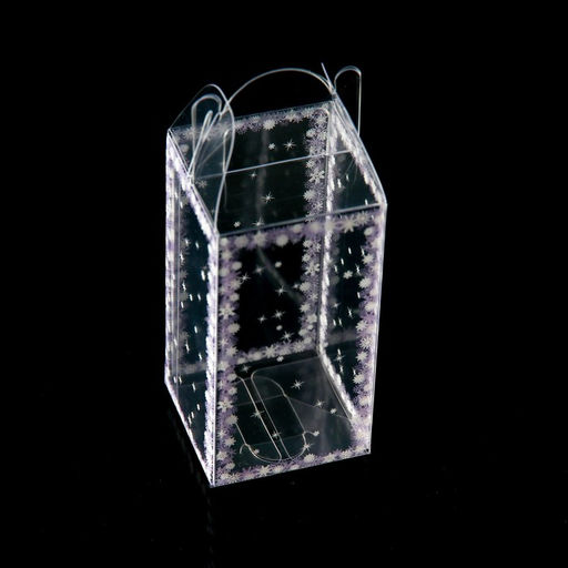 Цена за 5 шт. Складная коробка из PVC 4 x 4 x 8 см Зимушка - UPAK LAND фото 5