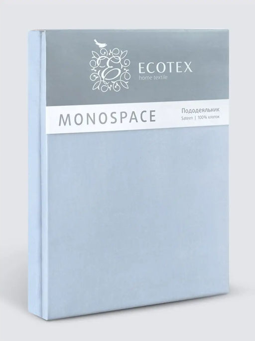 Пододеяльник 200х220 Моноспейс голубой - Ecotex фото 8