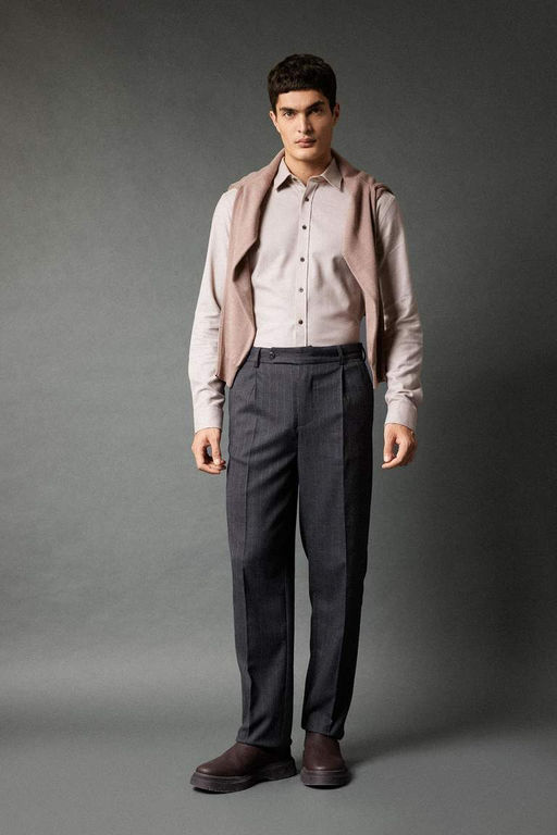 Фланелевая рубашка с длинным рукавом Modern Fit - Defacto фото 2