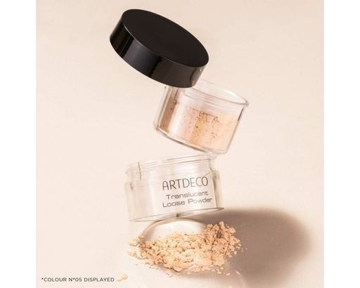 ARTDECO Пудра рассыпчатая Translucent Loose Powder тон 02 светлый, 8 г  фото 6