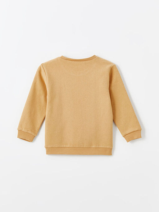 Bisiklet Yaka Uzun Kollu Bugs Bunny Bask?l? Erkek Bebek Sweatshirt - Waikiki фото 2