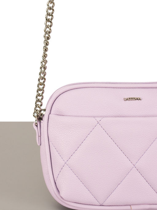 LACCOMA сумка Джулия-ЛЦ802-сиреневый эко кожа хлопок фото 5