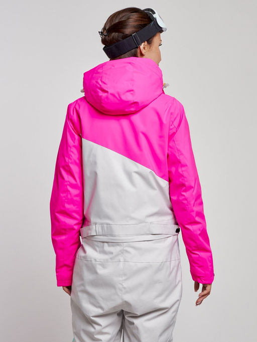 Горнолыжный комбинезон женский зимний розового цвета 2326R - Mtforce фото 11