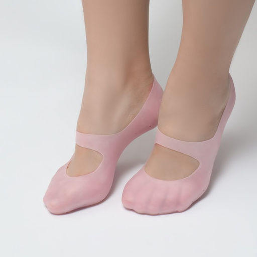 Носочки для педикюра, силиконовые, с перфорацией, с лямкой, размер S, цвет розовый - Queen fair фото 2