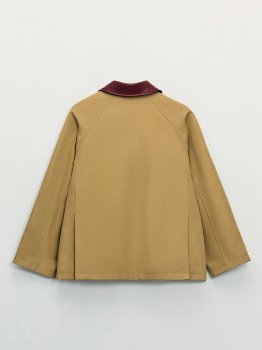 Куртка оверсайз с акцентным воротником ZR2604102209-63 / Zarina  фото 12