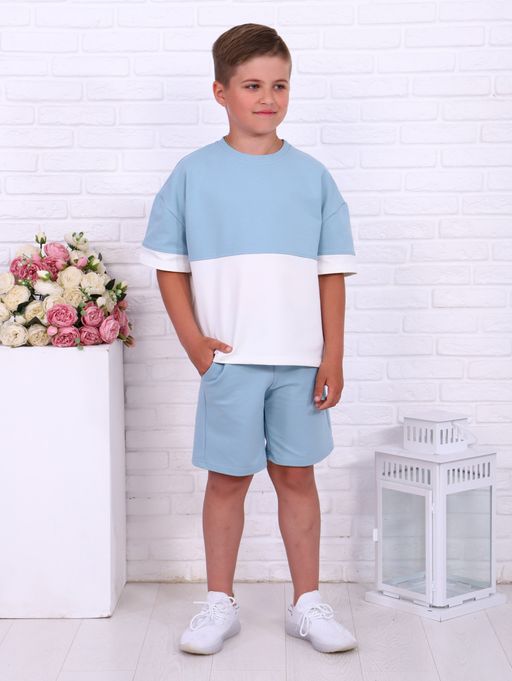 КМ-1001 Костюм Buono 2 (голубой) - Милаша фото 4