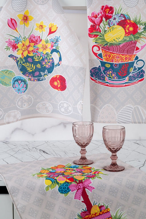 Набор кухонных полотенец Пасхальное дерево - Натали фото 3