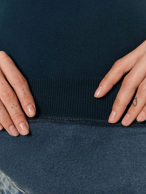 Худи женское зеленое с потертостями - Mark formelle фото 7