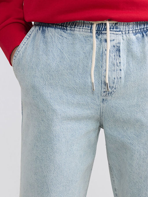 Loose Fit Erkek Jean Pantolon