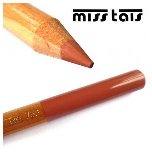 Мисс Таис.Карандаш для губ 753 бежево-оранжевый - Miss tais фото 2