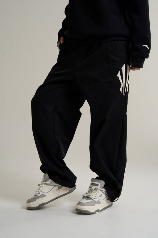 Брюки карго текстильные Черный KAI Woven Casual Pants - Anta фото 5