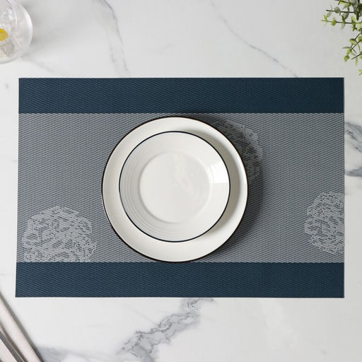 Салфетки сервировочные на стол Доляна «Лилли», 4 шт., 45×30 см, серебряные