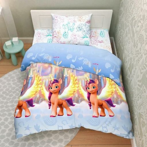 КПБ My Little Pony Санни поплин хлопок 100% 1, 5 сп. - Лен поволжья фото 2