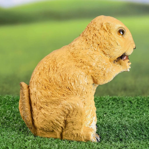 Садовая фигура "Бурундук с орешком" 17см