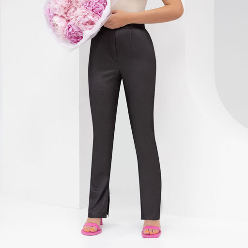 Брюки Деловые аккорды (антрацит) - Charutti фото 4