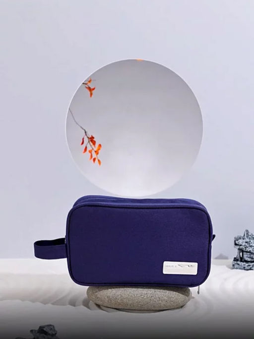 Kristaller Косметичка дорожная мужская Travel Have a good trip, синий