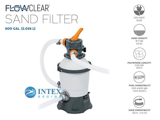 -20% Бассейн на опорах 412х201х122 см Power Steel (песч.фильтр-насос, лестница) Bestway  фото 3