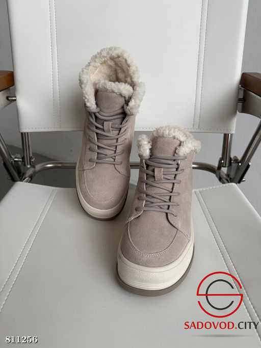 Зимние ботинки полностью натуральные