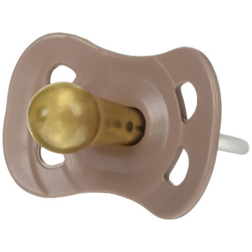 Соска - пустышка латексная классическая «Мишка», от 0 мес., коричневая