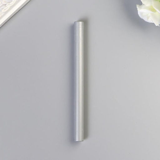 Цена за 10 шт. Сургуч для печати стержень «Серебристый», блеск, 13.2×1.1 см