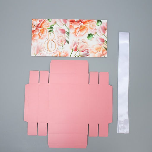 Коробка складная С 8 марта, 15 х 15 х 15 см - Дарите счастье фото 8