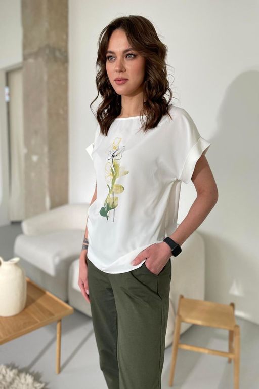 Топ Rumoda 2114 белый  фото 5