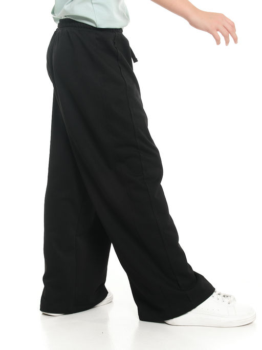 Брюки с лампасом для девочки 22-7697 черный - Mini maxi фото 7