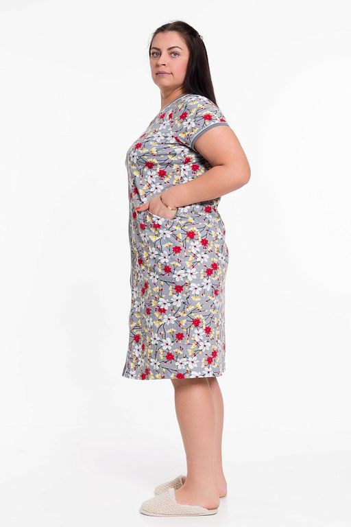 Халат М32012и серый - Елена фото 3