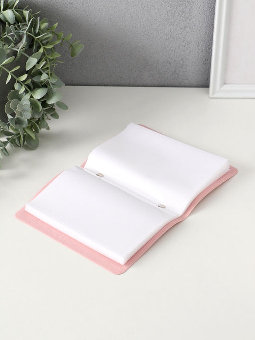 Фотоальбом на 40 фото 10?15 см Счастливые моменты, искусственная кожа, розовый, 12.5?17 см