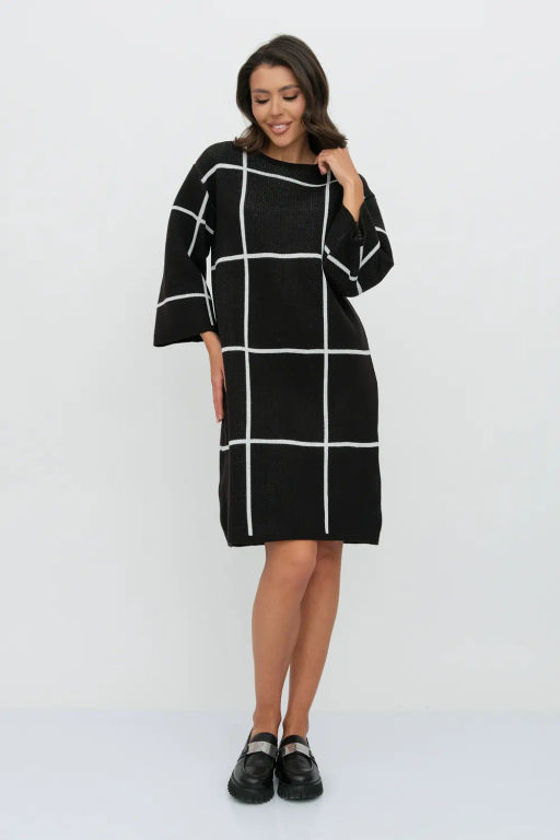 ЗЛАТА Платье 3-706/черный