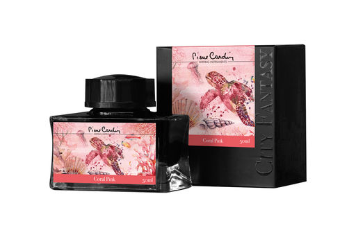 Флакон чернил коллекция ГОРОДСКАЯ ФАНТАЗИЯ | CITY FANTASY Coral Pink (50 мл) PIERRE CARDIN PC332-L13