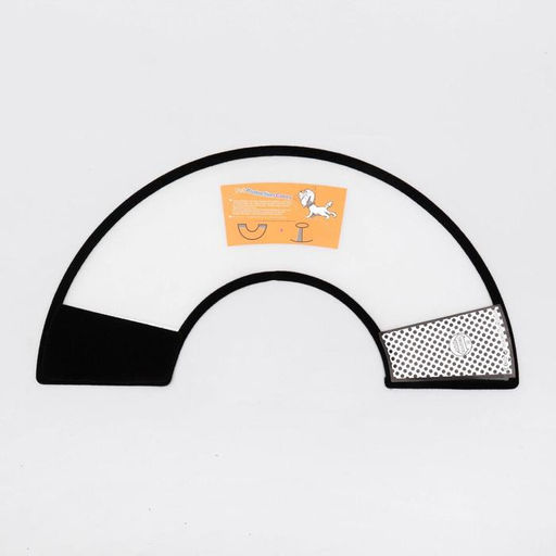 Ветеринарный воротник №4, обхват шеи 26-31 см, высота 13 см, чёрный - Пижон фото 4