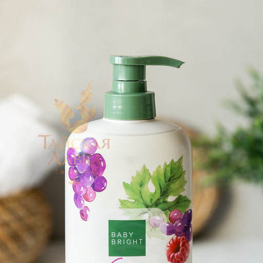 Гель для Душа Разглаживающий Виноград и Малина BABY BRIGHT 450 мл