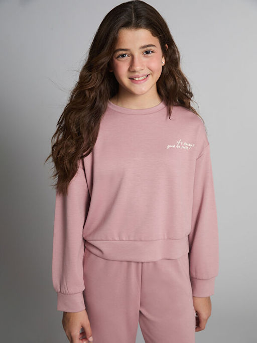 Bisiklet Yaka K?z ?ocuk Soft Touch E?ofman Tak?m