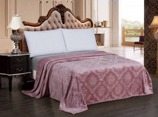 Плед Велсофт Жаккард - Сухая роза 150х205