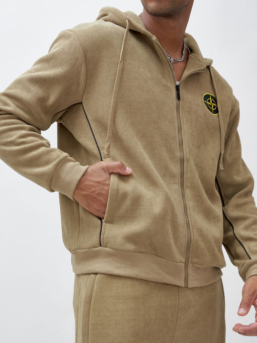 ФЛИС с НАЧЕСОМ, Спортивный костюм мужской демисезонный