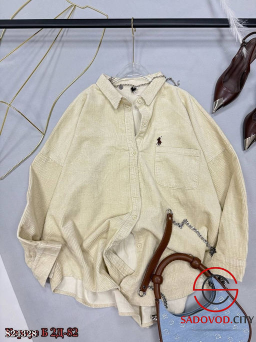 Рубашка женская вельветовая