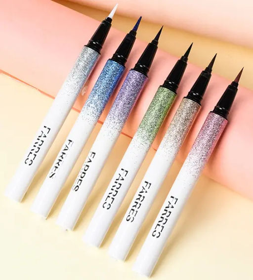 FARRES /8808-104/ Водостойкая подводка с шиммером (Зелёный) (*6)