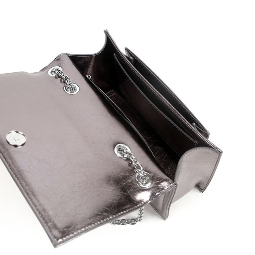 Женская сумка, кожа, MIRONPAN 240530 Темное серебро  фото 6