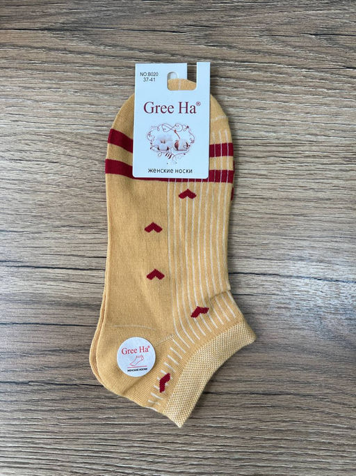 BK762 Носки, 1 пара ЖЕЛТЫЙ