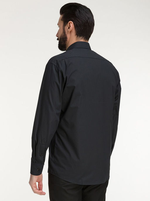 Сорочка мужская длинный рукав GREG 340/119/BLK фото 16