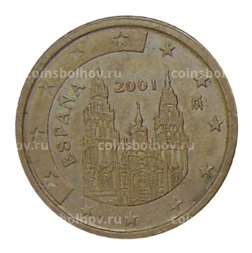 2 евроцента 2001 года Испания