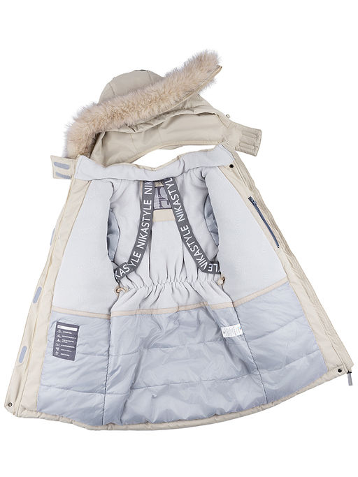 ПАРКА 5з3824 беж - Nikastyle фото 9